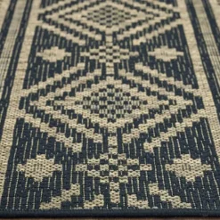 Outdoor Rugs-Kirkland's Home Coastal Stripes Outdoor Area Rug, 7X9 Blue/Gray