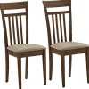 Dining Chairs-Kirkland's Home Coffee Wooden Dining Chairs, Set Of 2 Brown