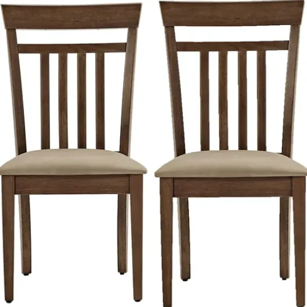 Dining Chairs-Kirkland's Home Coffee Wooden Dining Chairs, Set Of 2 Brown