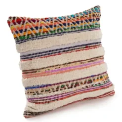 Pillows-Kirkland's Home Color Chevron Striped Pillow Multi
