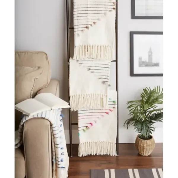 Blankets & Throws-Kirkland's Home Color Diamond Cut Throw Multi