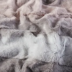 Blankets & Throws-Kirkland's Home Color Faux Fur Oversized Throw Blanket Multi
