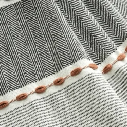Blankets & Throws-Kirkland's Home Color Herringbone Stripe Throw Multi