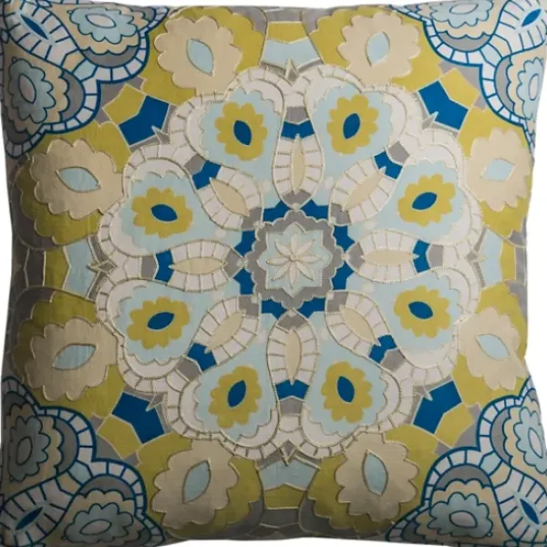 Pillows-Kirkland's Home Color Medallion Pillow Multi
