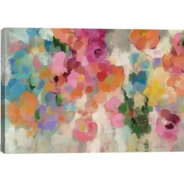 Canvas Art-Kirkland's Home Colorful Garden I Giclee Canvas Art Print, 40X26 Multi