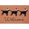 Doormats-Kirkland's Home Colorful Hello Coir Doormat Tan/Multi
