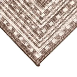 Outdoor Rugs-Kirkland's Home Connected Diamond Outdoor Area Rug, 8X10 Gray