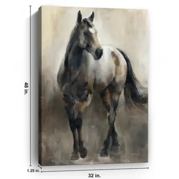 Canvas Art-Kirkland's Home Copper And Nickel Canvas Art Print, 32X48 In. Gray