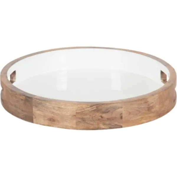 Decorative Trays-Kirkland's Home Coral Reef Oval Trays, Set Of 2 Black