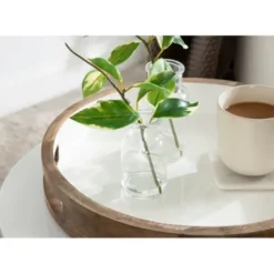 Decorative Trays-Kirkland's Home Coral Reef Oval Trays, Set Of 2 Black