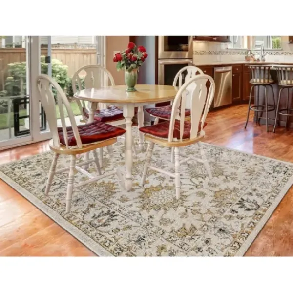 Outdoor Rugs-Kirkland's Home Coral Shibori Outdoor Area Rug, 5X7 Orange