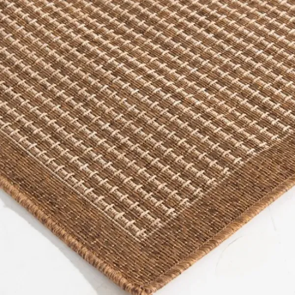 Outdoor Rugs-Kirkland's Home Coral Shibori Outdoor Area Rug, 6X9 Orange