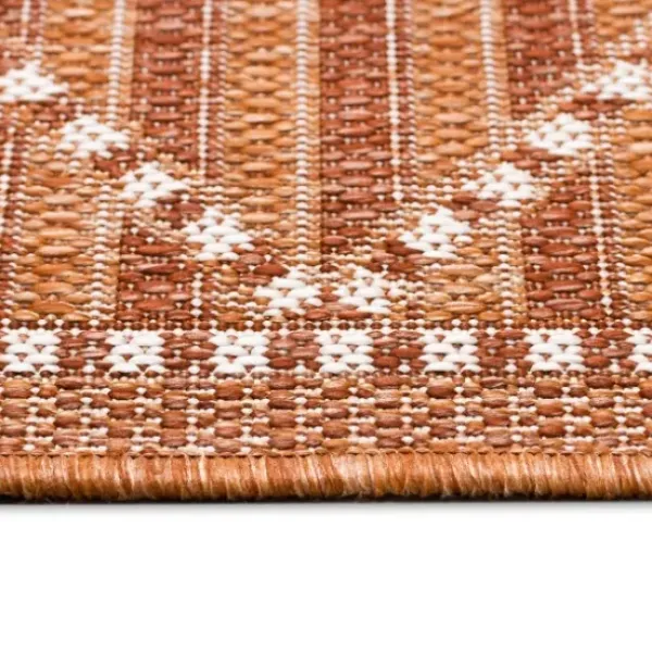 Outdoor Rugs-Kirkland's Home Coral Trellis Indoor/Outdoor Area Rug, 6X9 Pink