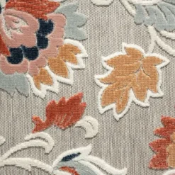 Outdoor Rugs-Kirkland's Home Coral Trellis Indoor/Outdoor Area Rug, 5X7 Pink