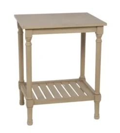Accent & End Tables-Kirkland's Home Crate Shelf Side Table Tan