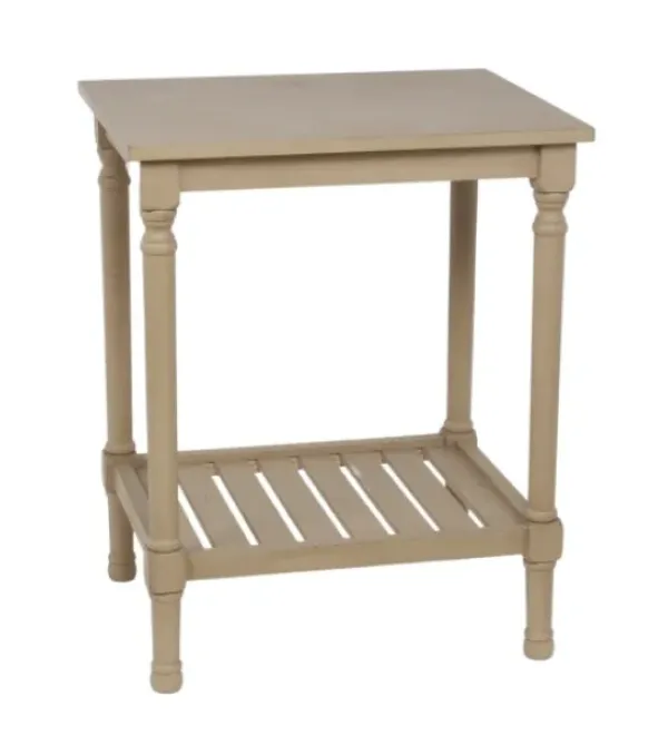 Accent & End Tables-Kirkland's Home Crate Shelf Side Table Tan