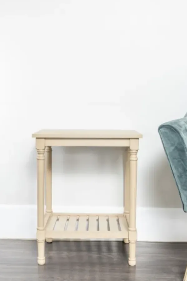 Accent & End Tables-Kirkland's Home Crate Shelf Side Table Tan