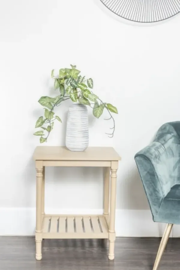 Accent & End Tables-Kirkland's Home Crate Shelf Side Table Tan