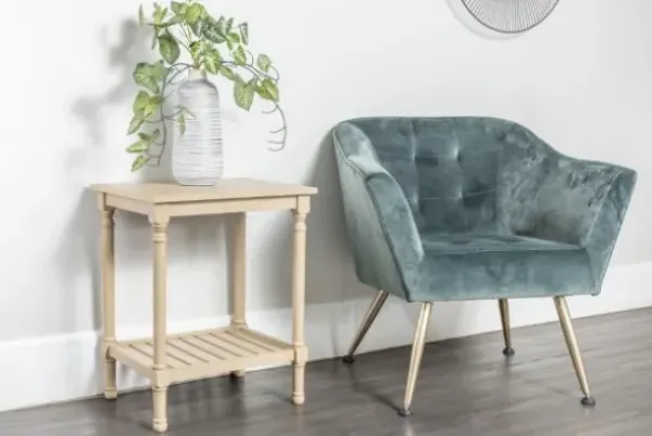 Accent & End Tables-Kirkland's Home Crate Shelf Side Table Tan