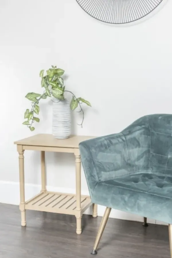 Accent & End Tables-Kirkland's Home Crate Shelf Side Table Tan