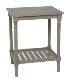 Accent & End Tables-Kirkland's Home Crate Shelf Side Table Gray