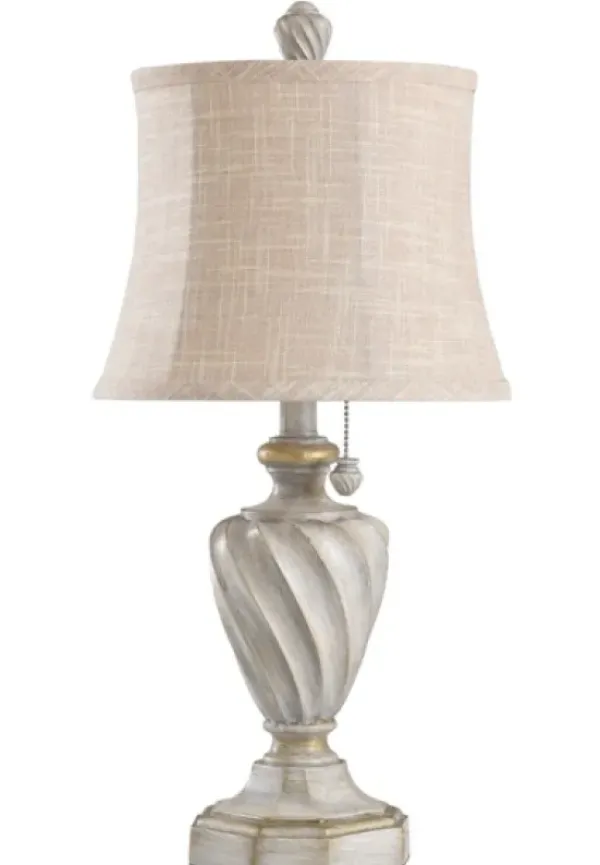 Table Lamps-Kirkland's Home Cream And Off-White Table Lamp Ivory