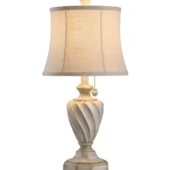 Table Lamps-Kirkland's Home Cream And Off-White Table Lamp Ivory