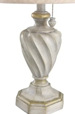 Table Lamps-Kirkland's Home Cream And Off-White Table Lamp Ivory