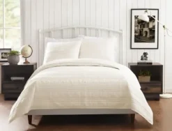 Quilts-Kirkland's Home Cream Atmosphere Queen Quilt Ivory