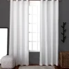 Curtains & Drapes-Kirkland's Home Cream Box Pleated Single Curtain Panel, 84 In. White