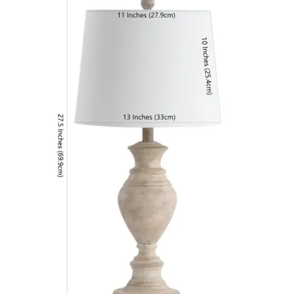 Table Lamps-Kirkland's Home Cream Classic Curve Table Lamp White