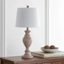 Table Lamps-Kirkland's Home Cream Classic Curve Table Lamp White