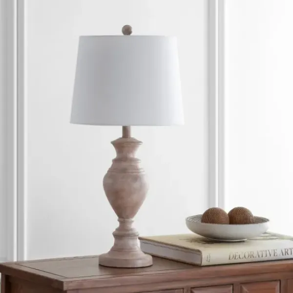Table Lamps-Kirkland's Home Cream Classic Curve Table Lamp White