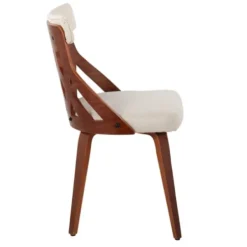 Dining Chairs-Kirkland's Home Cream Lattice Back 2-Pc. Dining Chair Set White