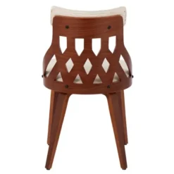 Dining Chairs-Kirkland's Home Cream Lattice Back 2-Pc. Dining Chair Set White