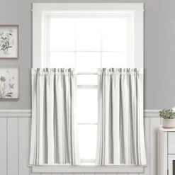 Curtains & Drapes-Kirkland's Home Cream Ogival Sheer Single Curtain Panel, 84 In. Ivory
