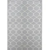 Outdoor Rugs-Kirkland's Home Cream Serna Tribal Outdoor Area Rug, 5X7 White/Black