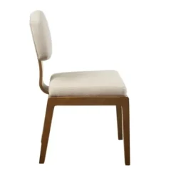 Dining Chairs-Kirkland's Home Cream Square Back Dining Chairs, Set Of 2 Ivory