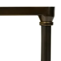 Coffee Tables-Kirkland's Home Crowley Wood And Iron Bunching Coffee Table Brown