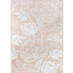 Outdoor Rugs-Kirkland's Home Crown Border Jenn Outdoor Rug, 6X9 Blue/Green