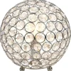 Table Lamps-Kirkland's Home Crystal Ball Sequin Table Lamp Clear/Silver