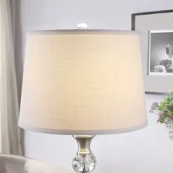Floor Lamps-Kirkland's Home Crystal Orb Stacked Floor Lamp White