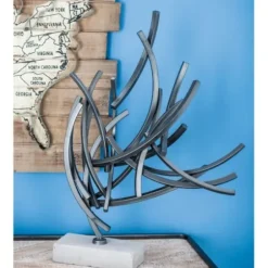 Statues & Figurines-Kirkland's Home Cube Quad Sculptures, Set Of 3 Gold