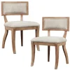 Dining Chairs-Kirkland's Home Curved Back Dining Chairs, Set Of 2 White