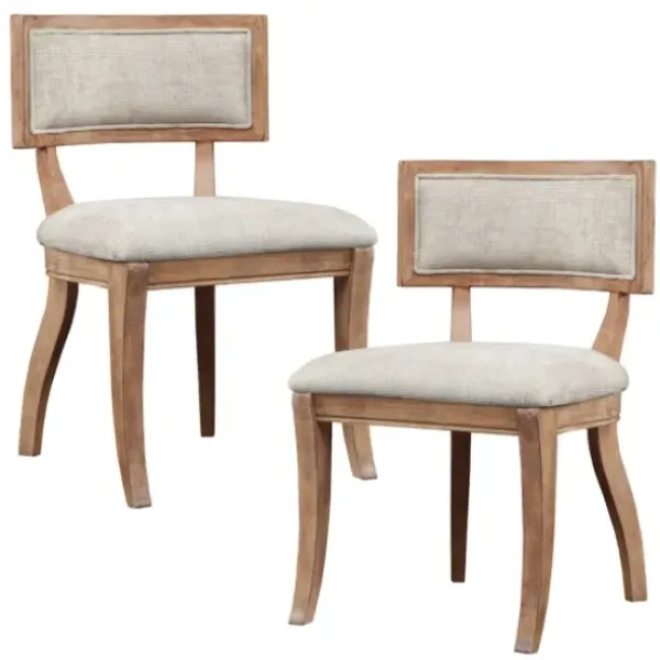 Dining Chairs-Kirkland's Home Curved Back Dining Chairs, Set Of 2 White