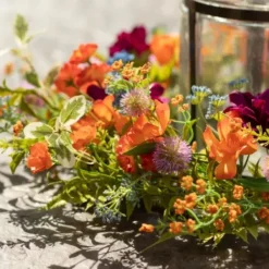 Wreaths-Kirkland's Home Dahlia Mix Wreath Multi