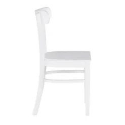 Accent Chairs-Kirkland's Home Daisy Curved Plank 2-Pc. Accent Chair Set White
