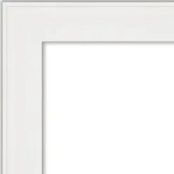 Framed Mirrors-Kirkland's Home Daisy White Modern Decorative Framed Mirror