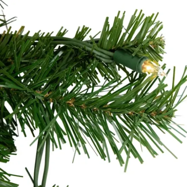 Arrangements & Greenery-Kirkland's Home Dakota Pinecone Clear Led Lit Garland, 108 In. Green