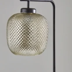 Floor Lamps-Kirkland's Home Dark Bronze And Mercury Glass Floor Lamp Clear